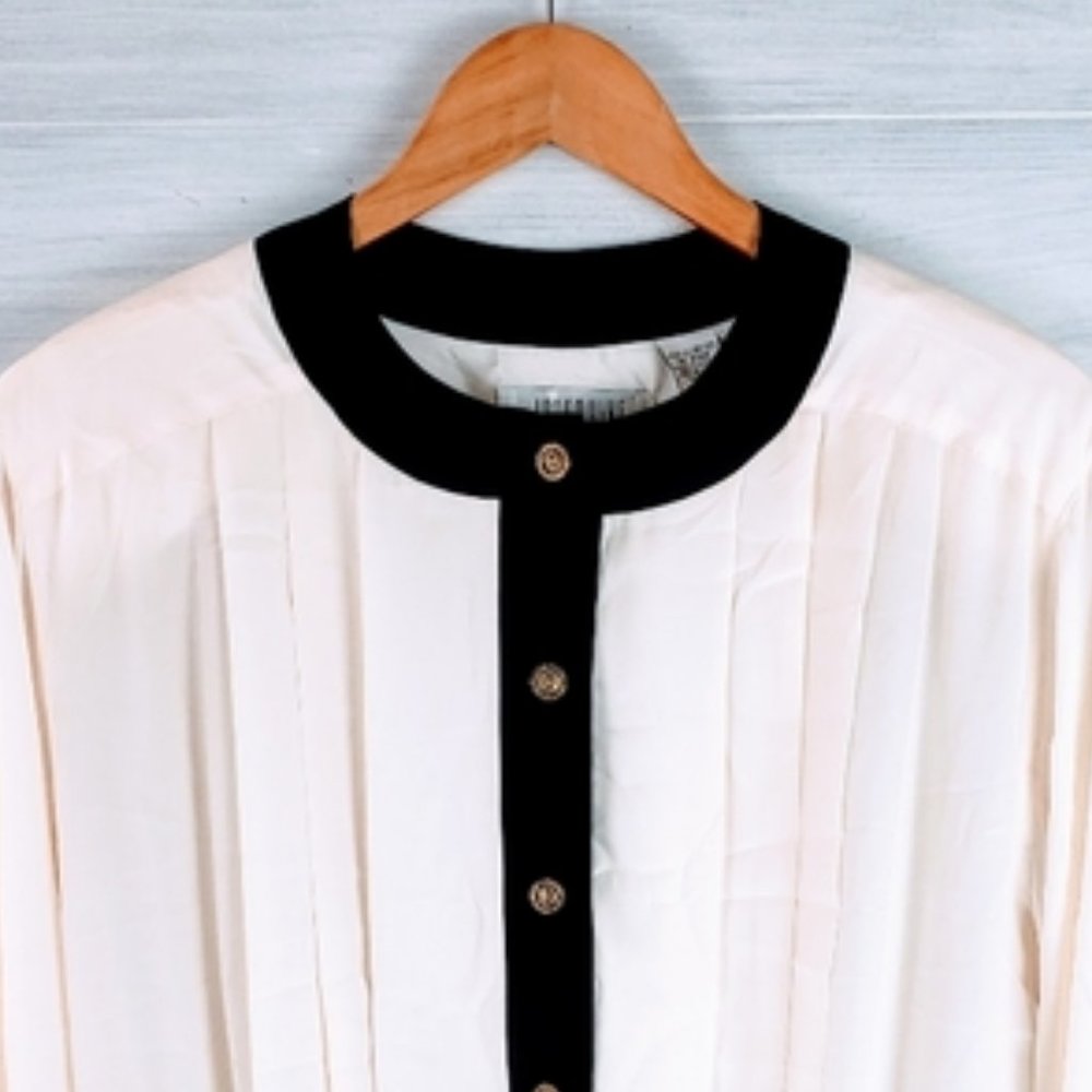 Vintage 80s Josephine Blouse 8 - Picture 6 of 8